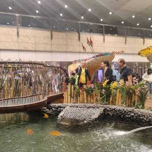 Singapur Flughafen morgens um 6